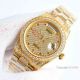 Swiss Pave Diamond Rolex Day-Date 38 Ruby Setting Diamond Bezel Watch (2)_th.jpg